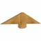 Ekena Millwork Eugene Rough Sawn Timber Gable Bracket, Western Red Cedar, 36"W x 7"H x 6"D x 6"F, 5/12 Pitch GBW036X07X0606EUG00RWR - alternate 3